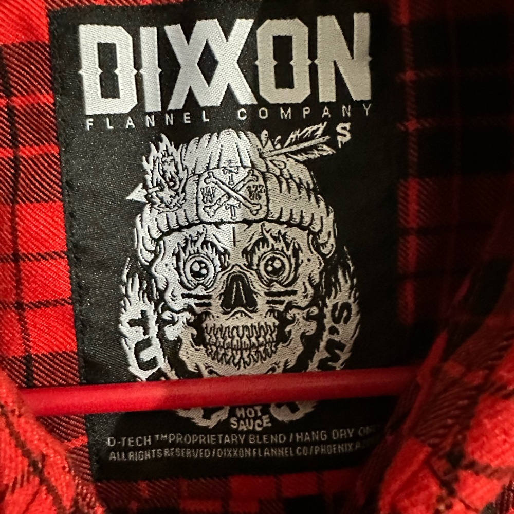 DIXXON Hot Sauce Red Flannel Shirt